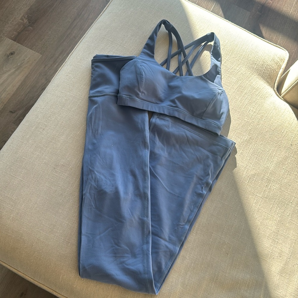 Lulu lemon flares and sports bra